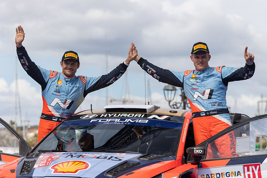 Ott Tänak võidutses Sardiinia rallil